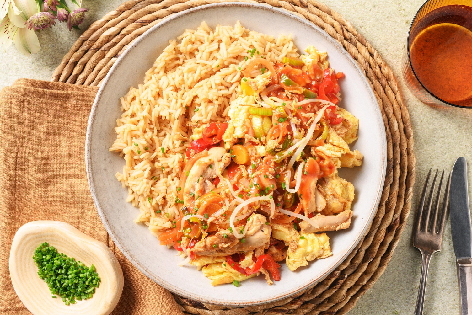  Low cal + Veggie / fu yung hai