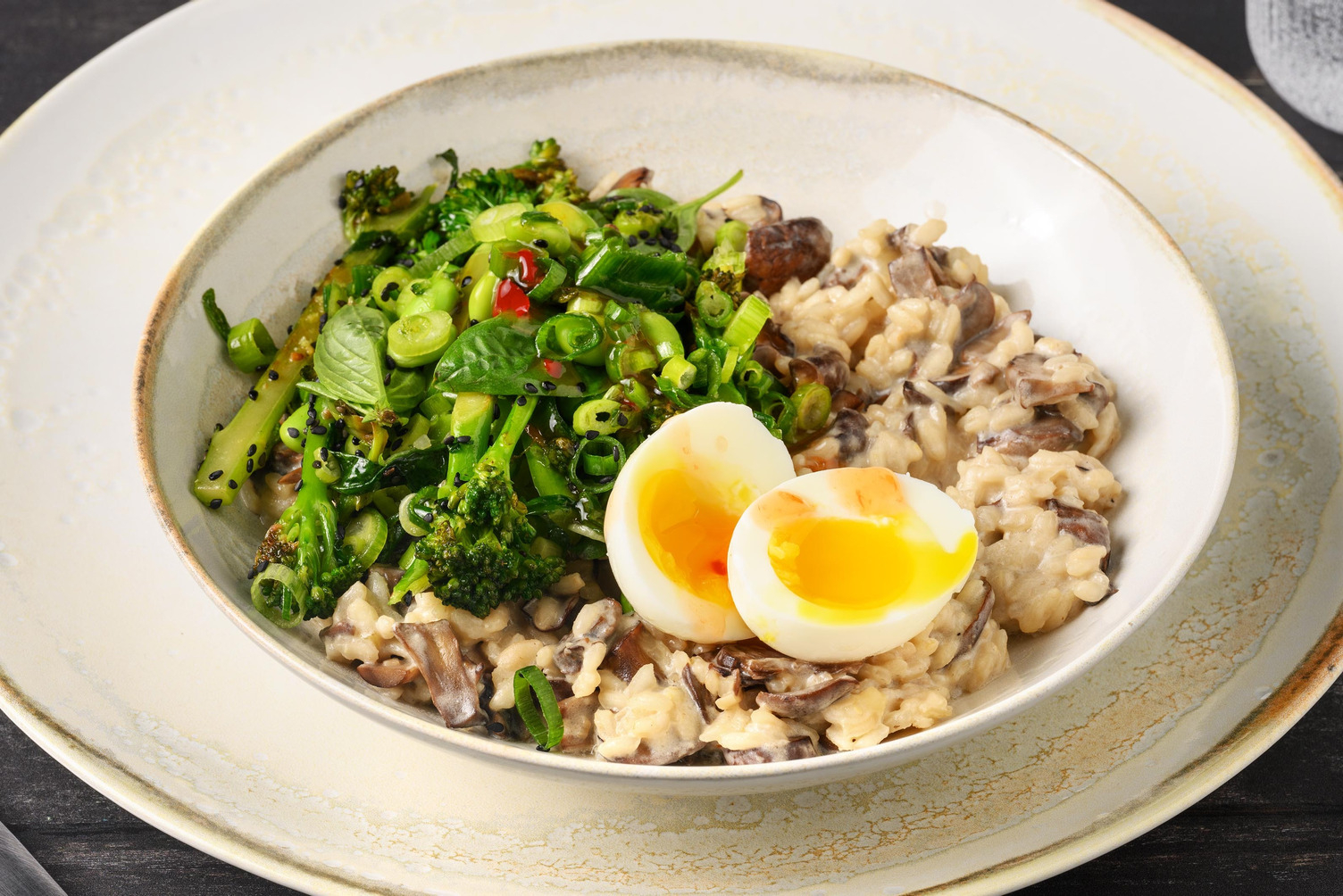 Premium - fushion concept - Miso risotto