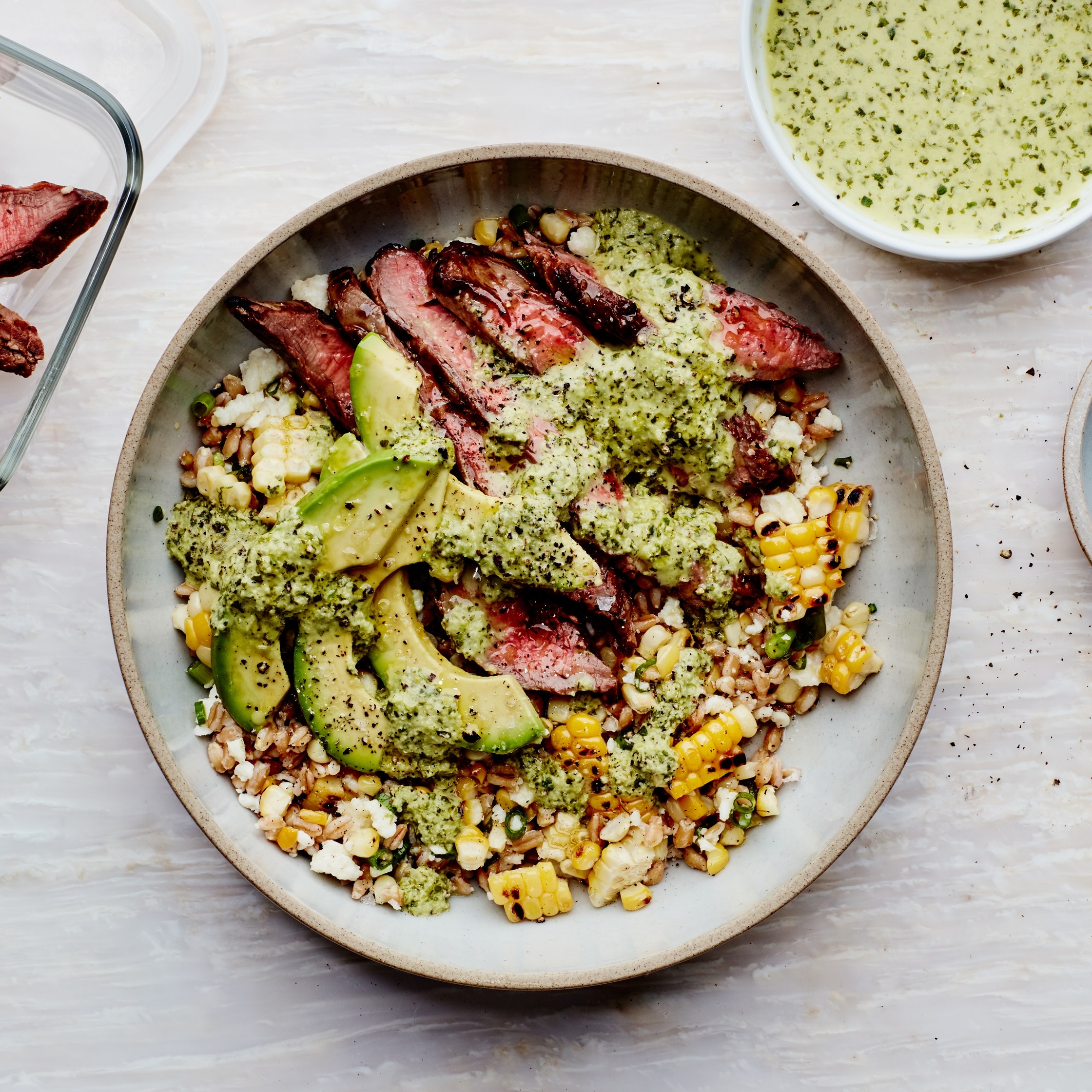 Jalapeño- Ranch Steak Crunch Bowls