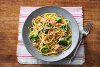 Hot Smoked Salmon Spaghetti (Beccas edit) 0 chives 