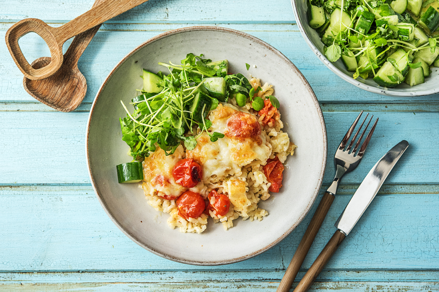 Super cheesy tomato risotto - NEW