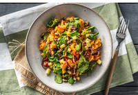 Veggie + protein: Zoete-aardappelstamppot met kruidenkaasblokjes