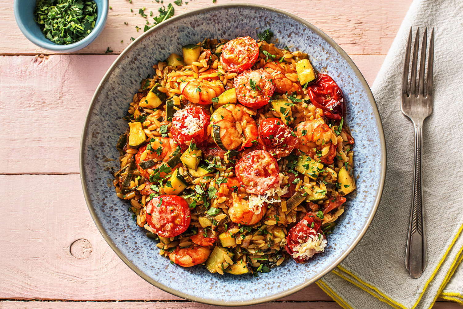Prawn & Courgette Orzo