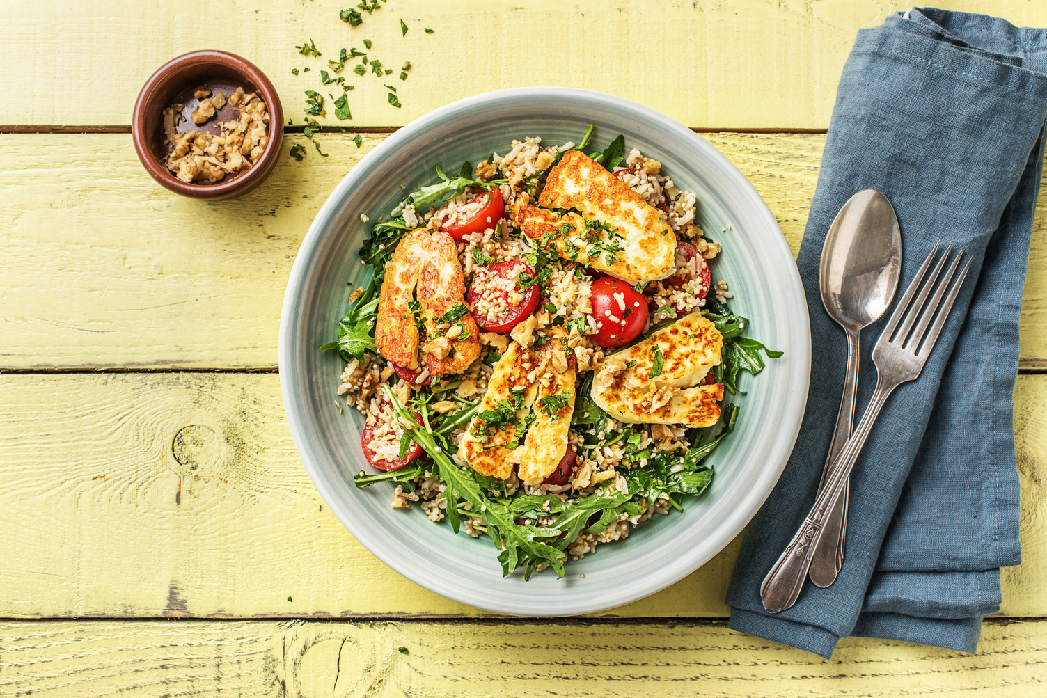 Pan-Fried Halloumi 