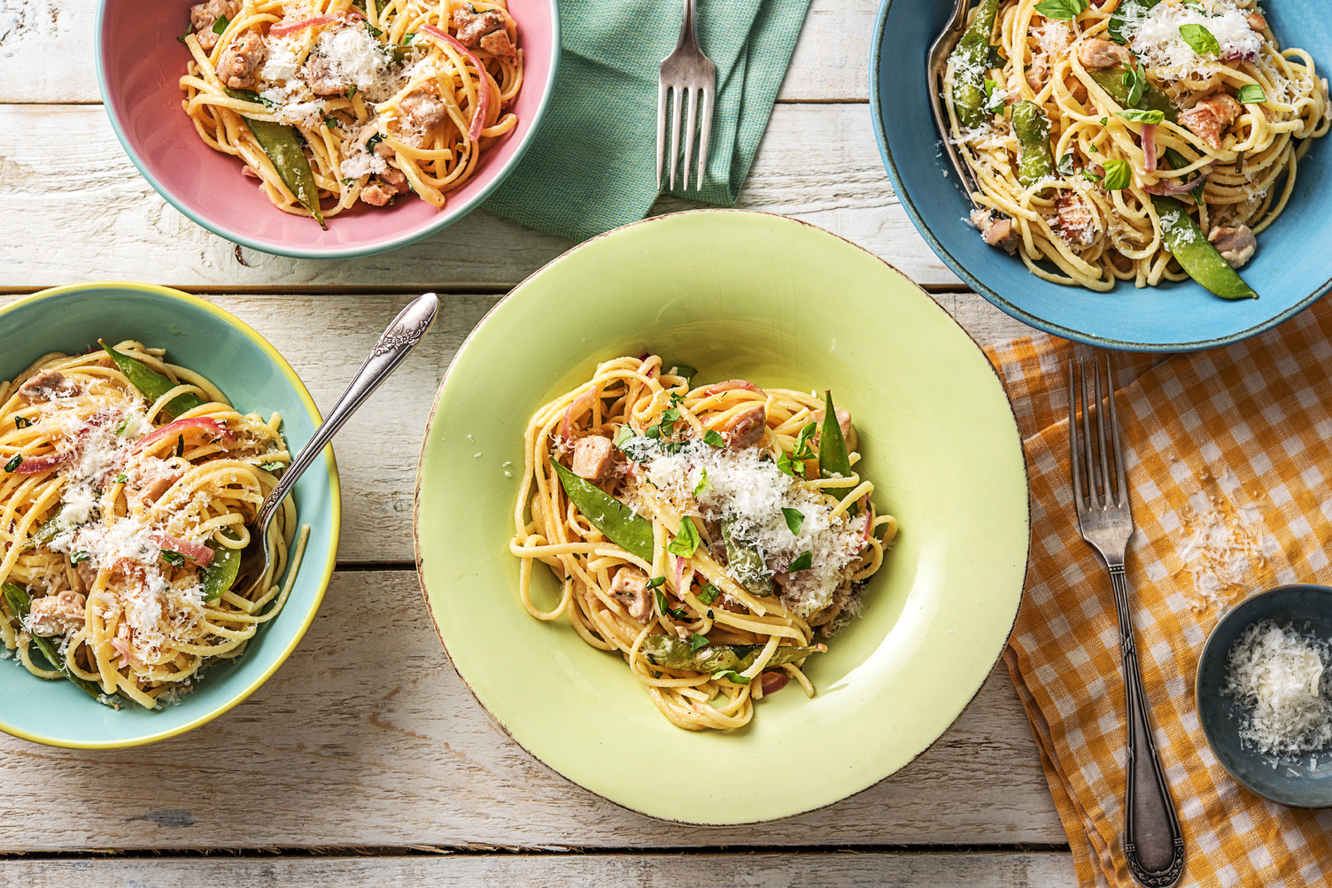 Lemony Chicken Linguine PARSLEY NOT BASIL