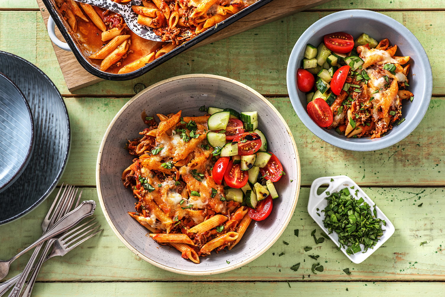 Penne Ragu Pasta Bake