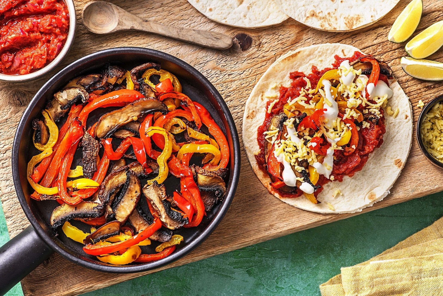 Vegetarisk fajita