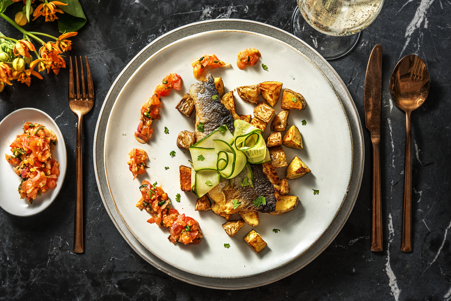  PREMIUM CONVERSION Pan fried Sea Bass