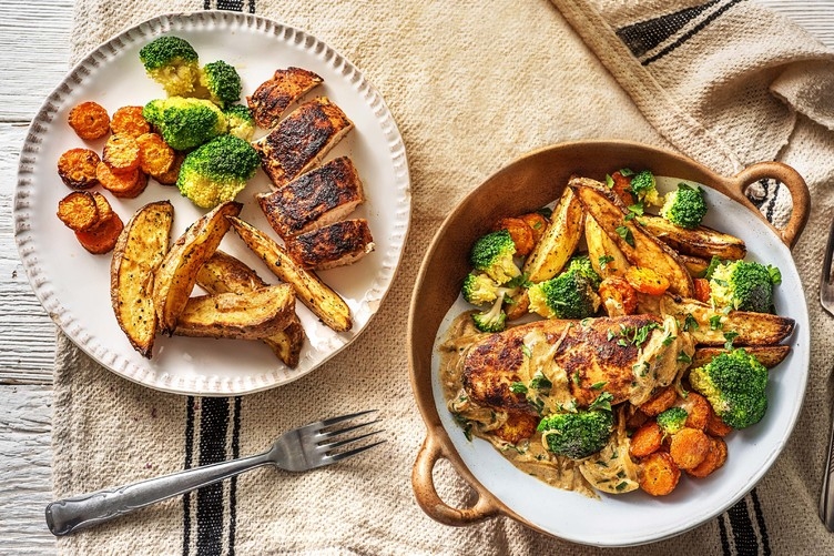 Kryddig baharatkyckling