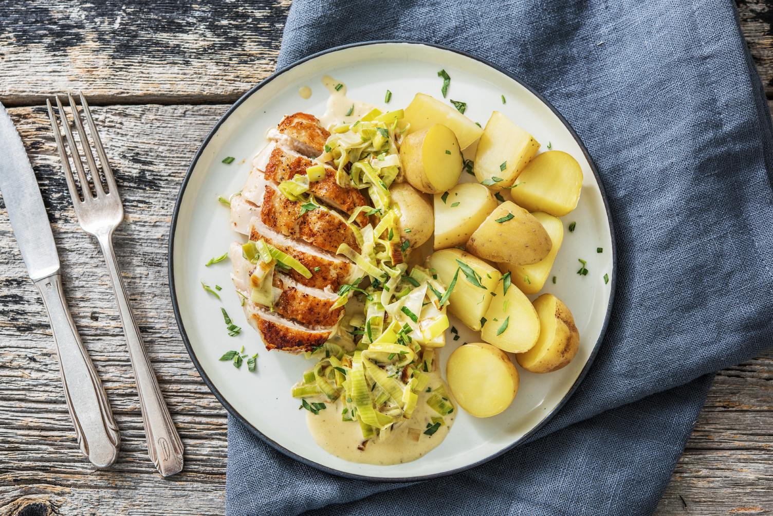 Pork with New Potatoes