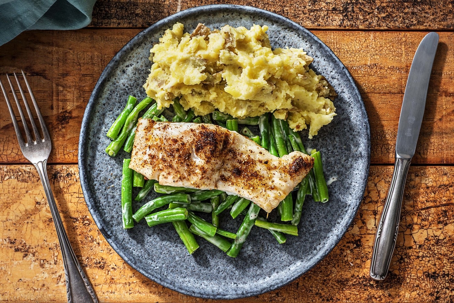 Seehecht aus dem Backofen