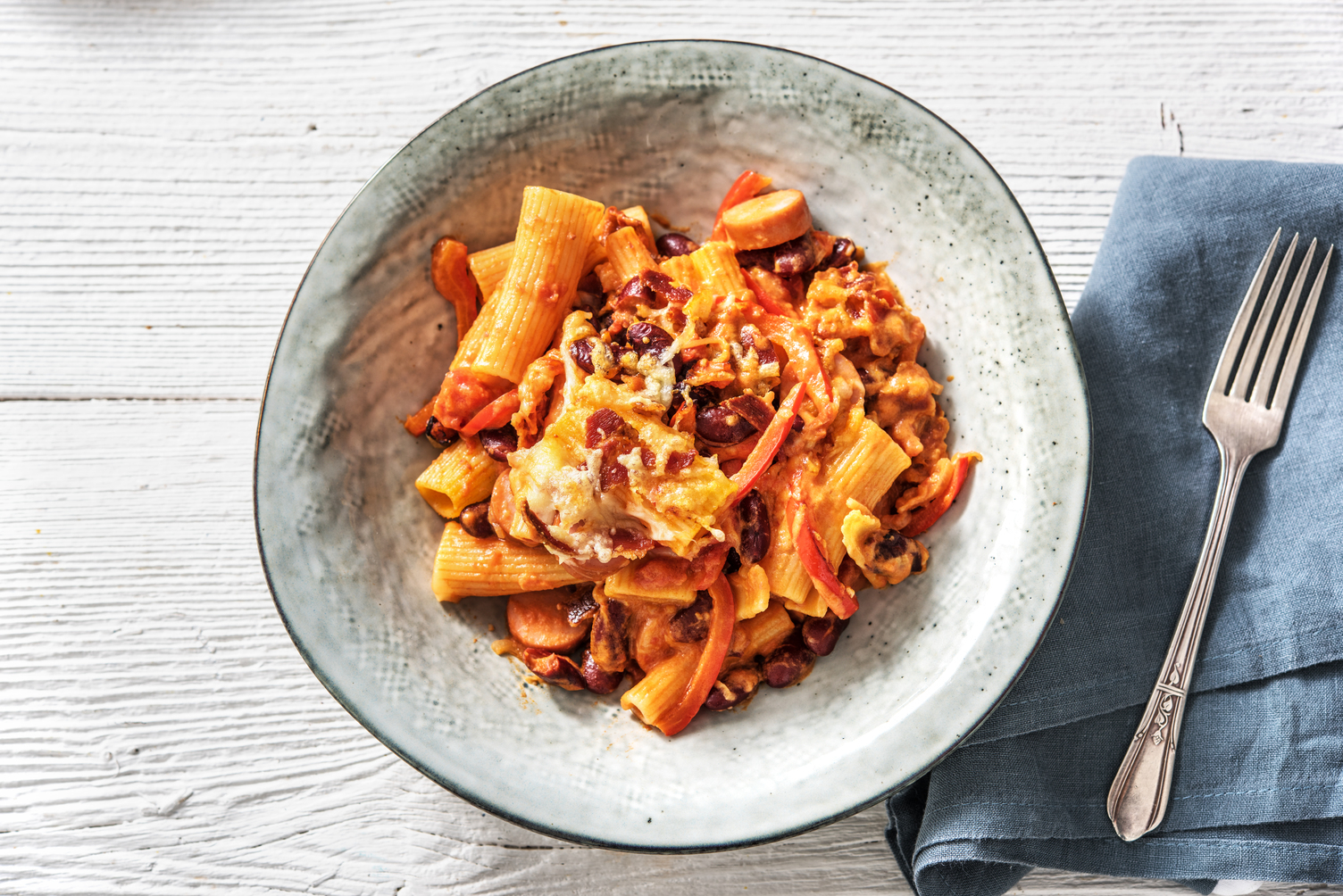 Smokey Sausage Pasta Bake