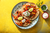 Tostadas Rapidas Vegetarianas