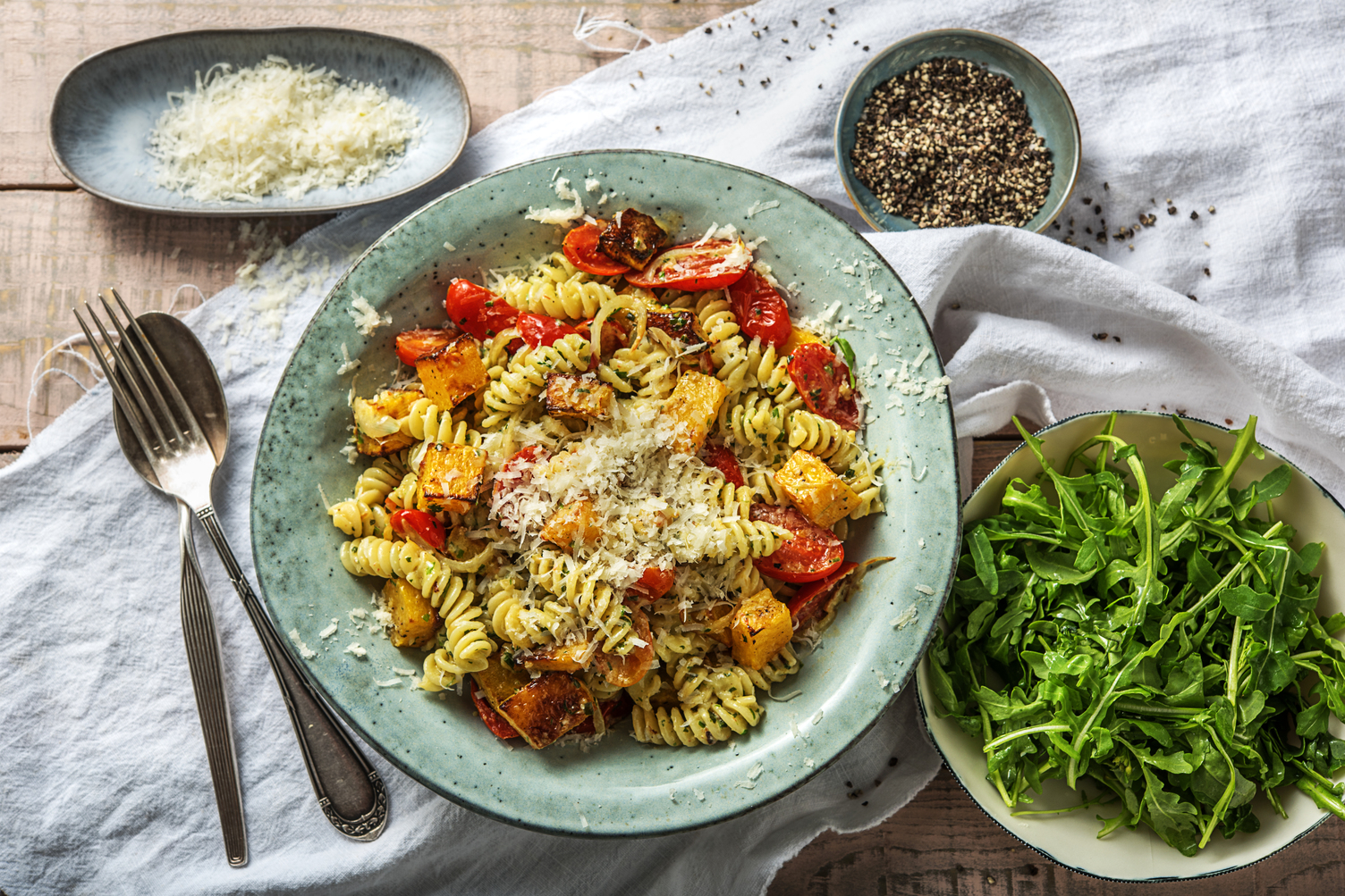 Creamy Herb Fusilli 