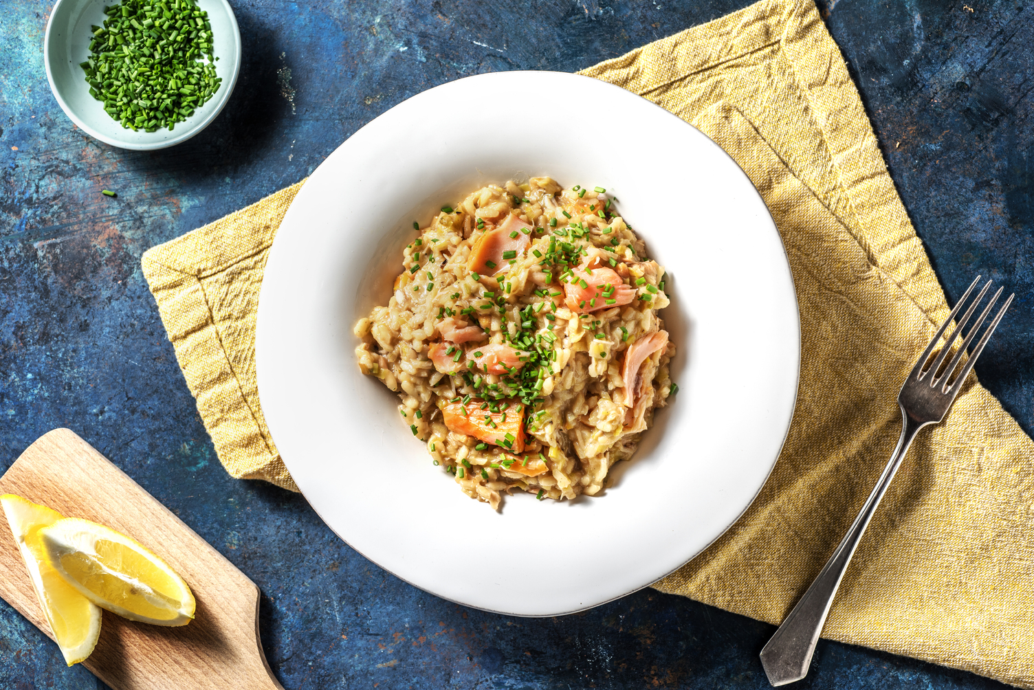 VE - APRIL 2020 Hot Smoked Salmon Risotto 