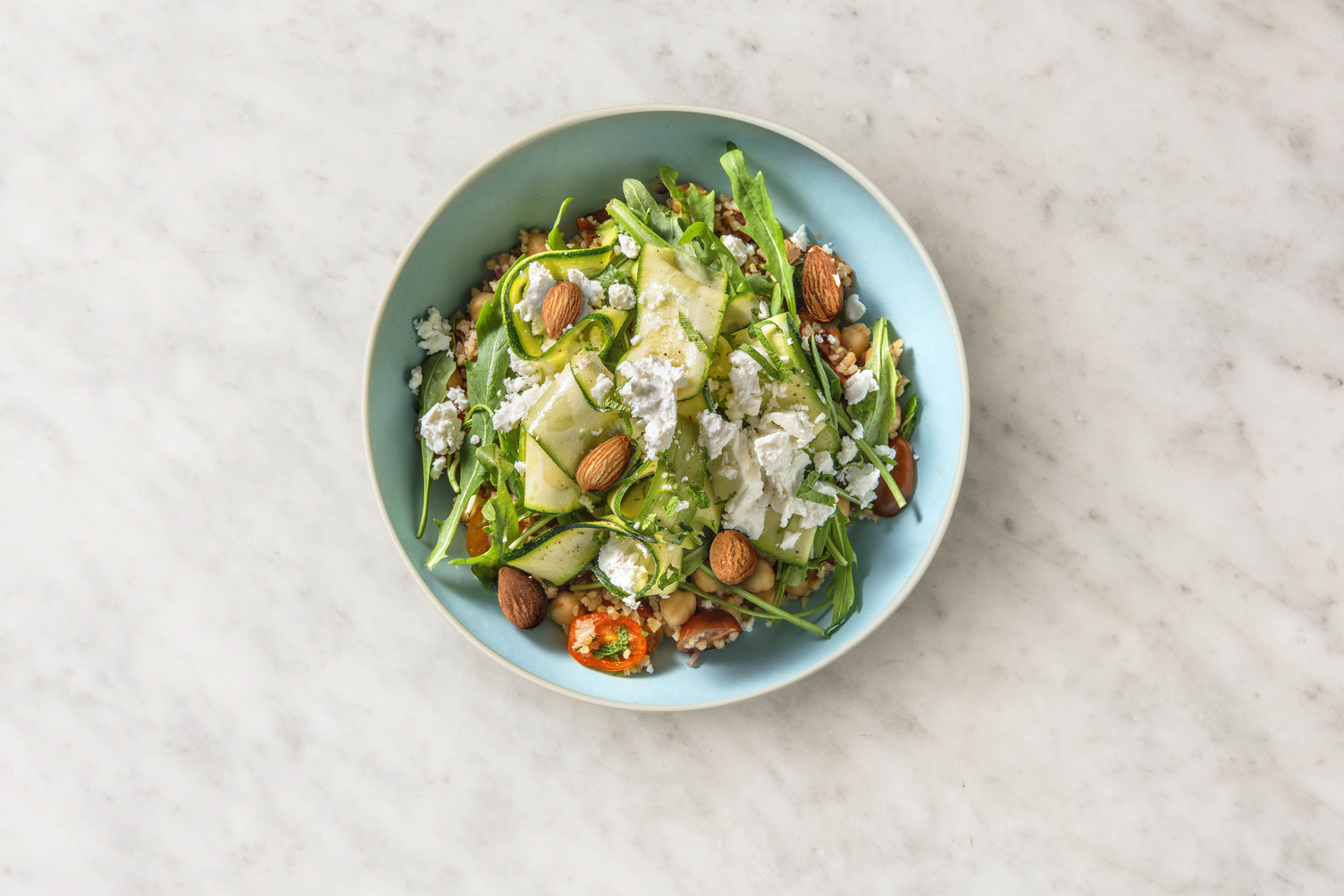 Bulgur- och kikärtsröra