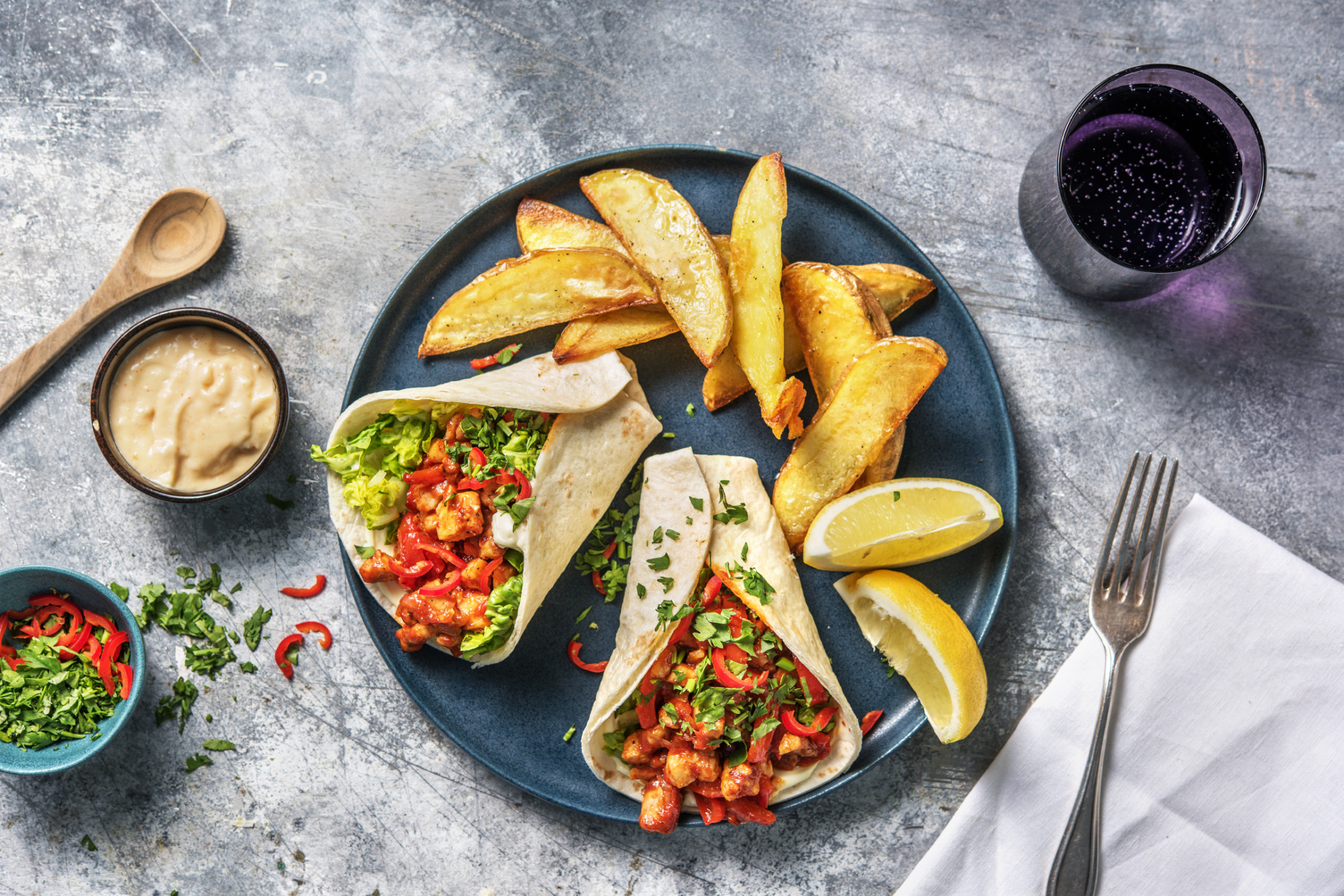 WEEK 41 SPICE Mango Chutney Glazed Chicken Wraps