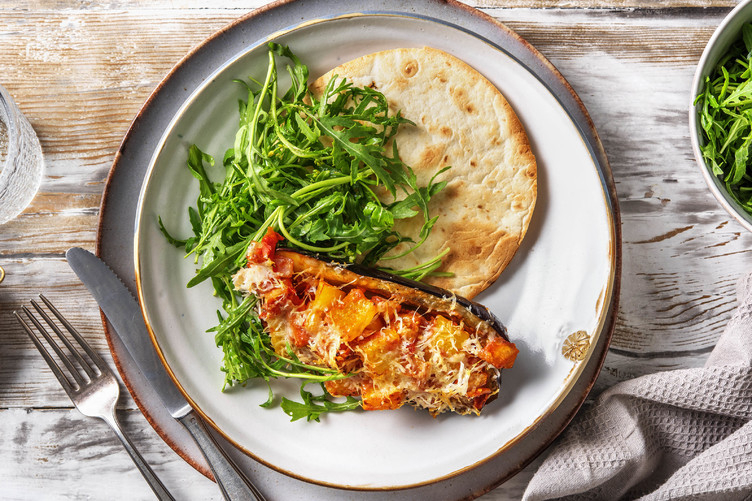 Gratinerad aubergine