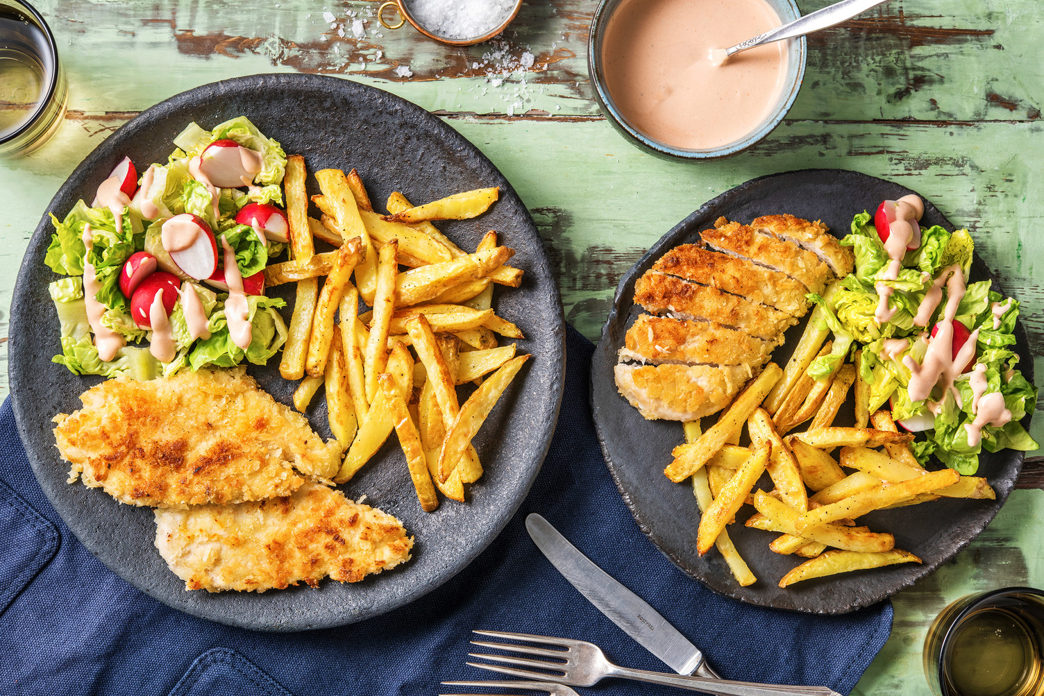 Krispig kycklingfilé