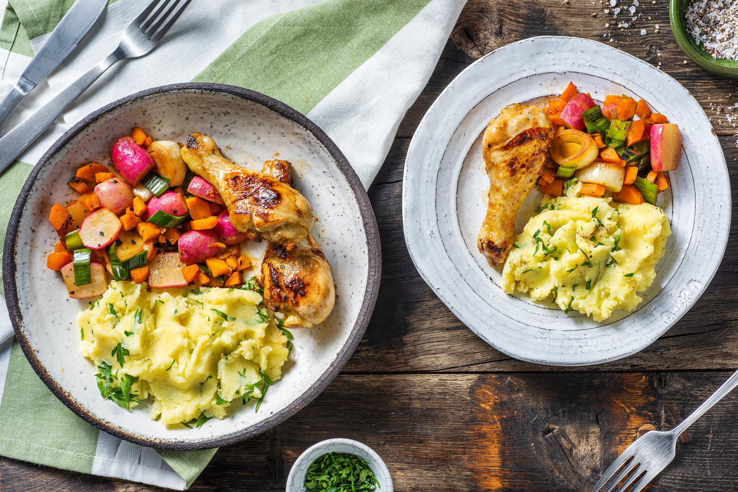 Honungsmarinerade kycklingklubbor