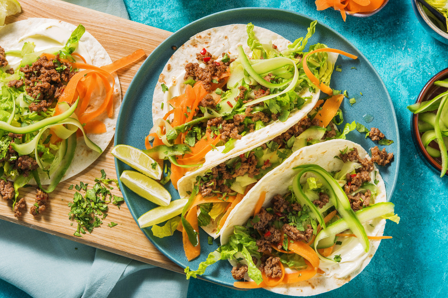 Korean-style tortillas