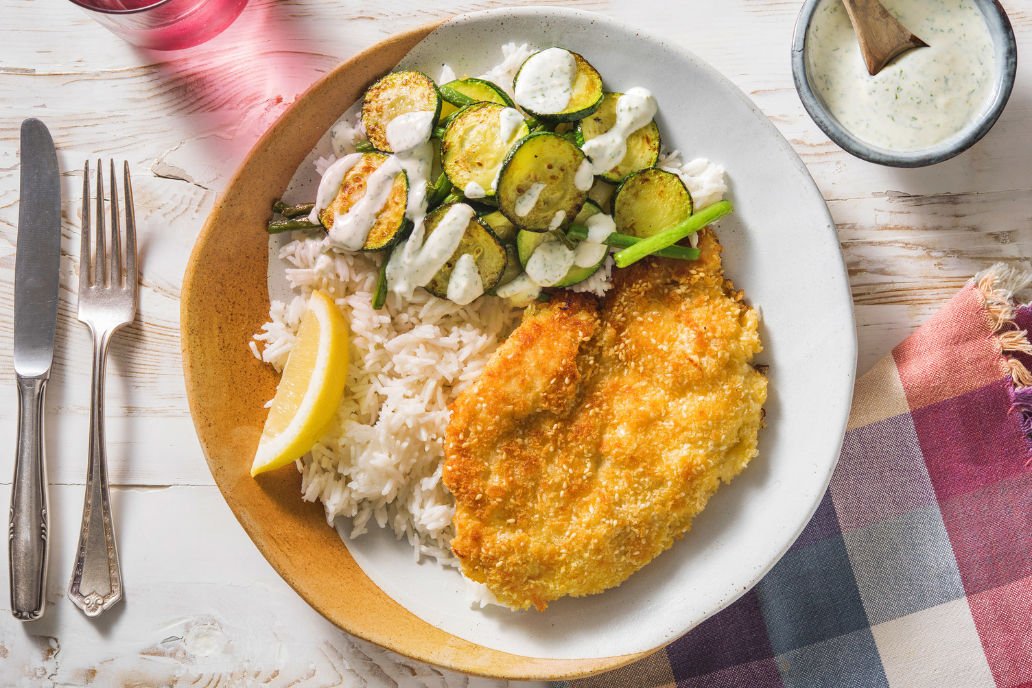 Sesampanerad kycklingfilé