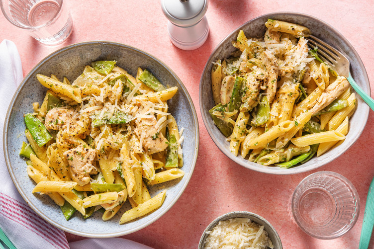 Krämig kycklingpasta