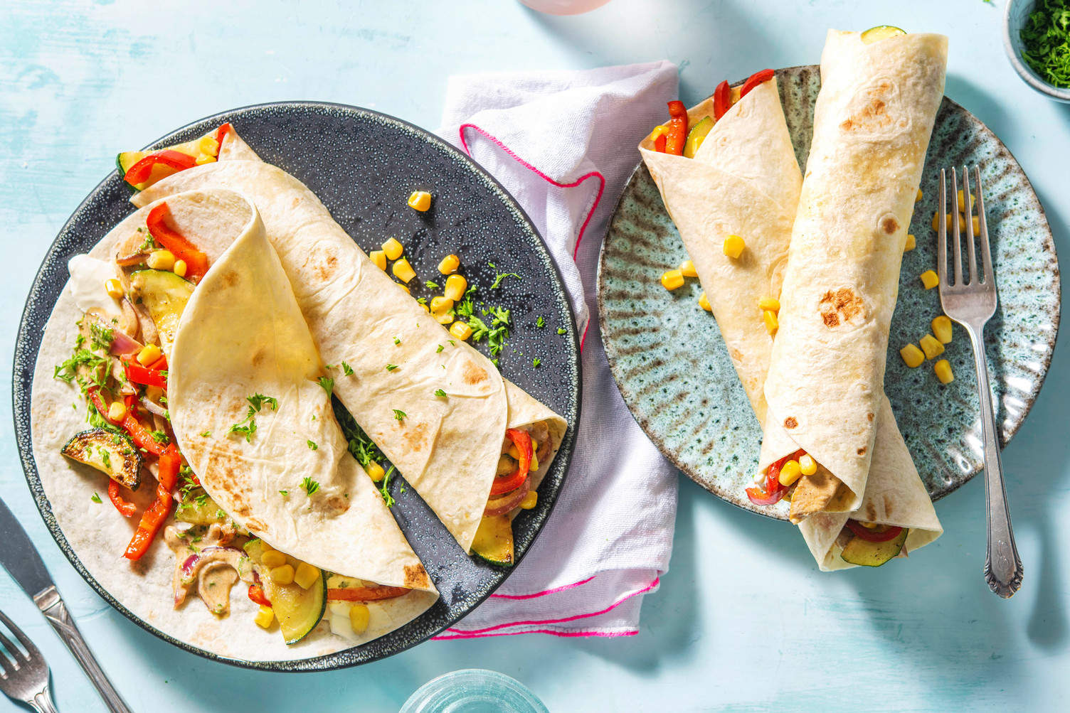 Krämig cajun burrito