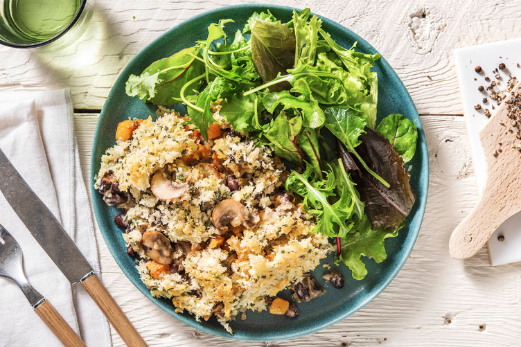 Butternut- och salviagratäng