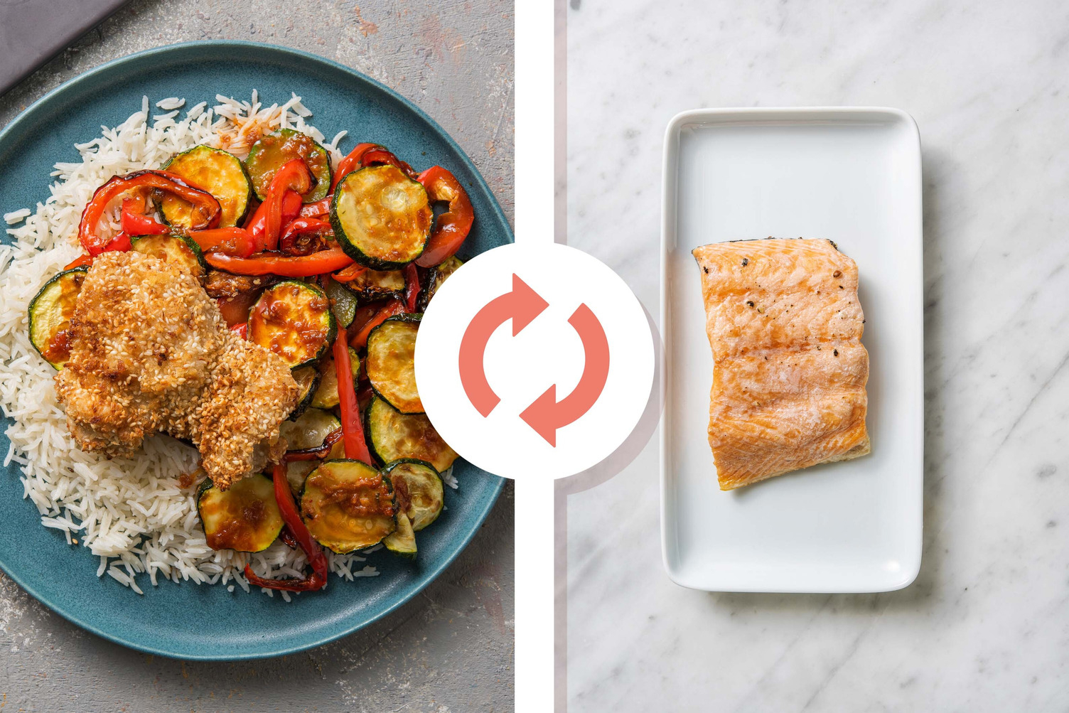 Salmone impanato al pane panko e sesamo