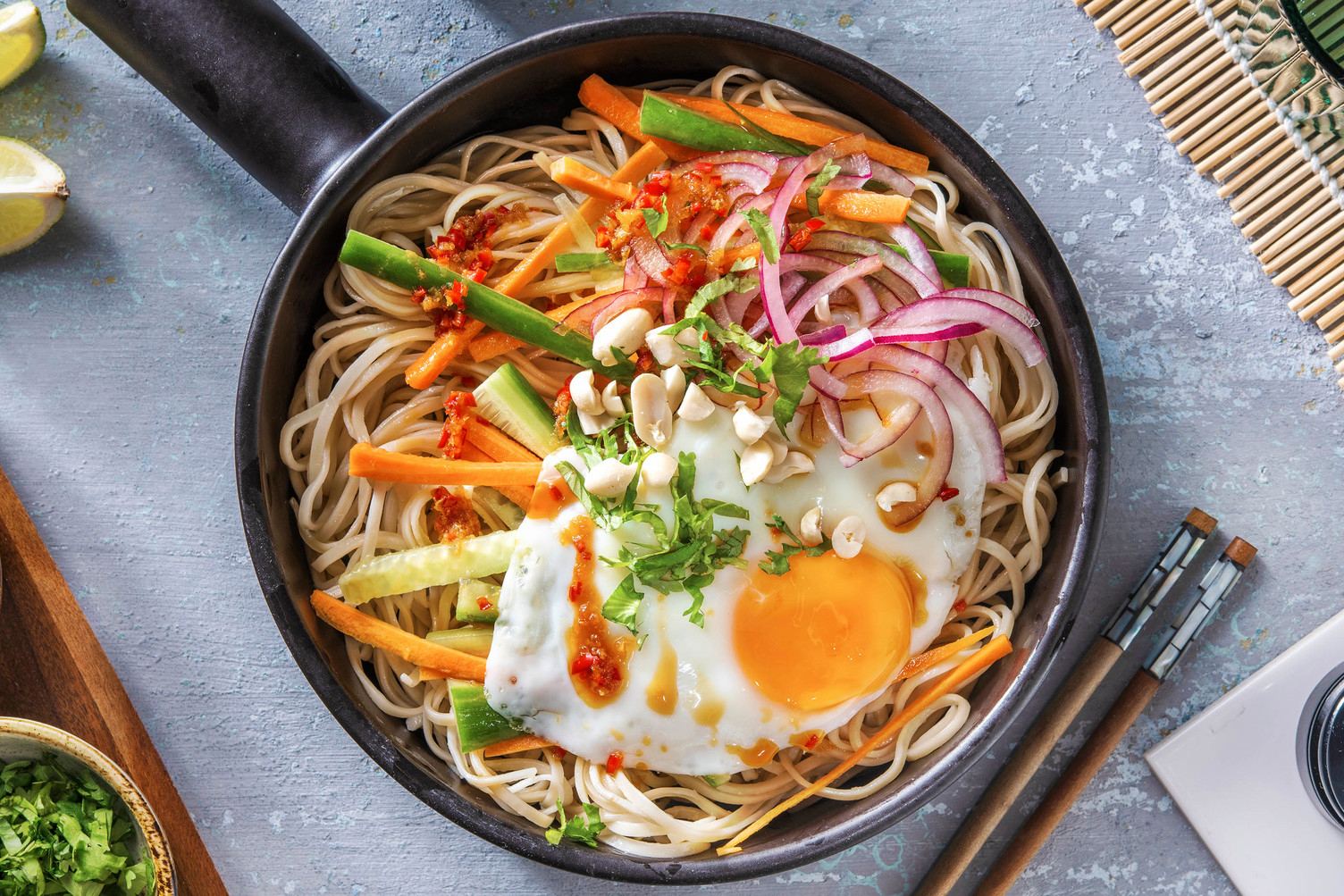 Thai-inspirerad äggsallad