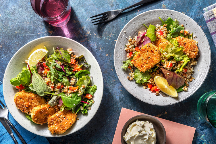 Lins- och bulgursallad