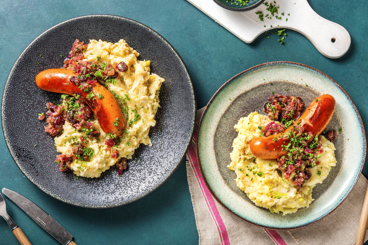 Bangers & mash med en twist