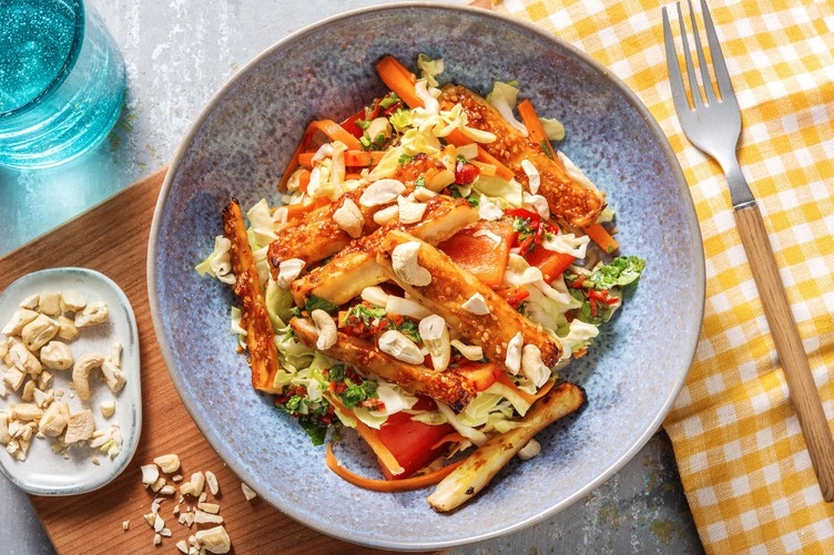 Frisk asiatisk sallad