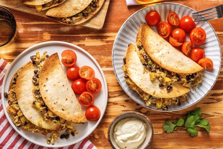 Krispiga quesadillas