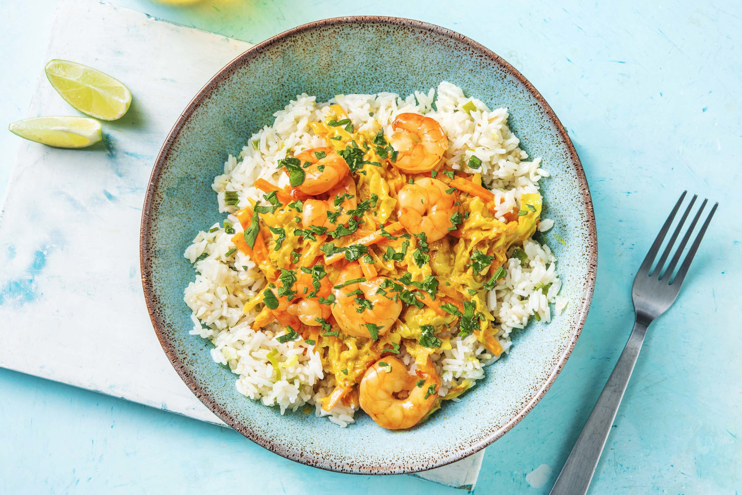 Honungs- och sojaglaserade räkor