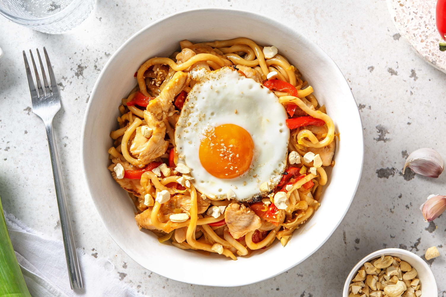 Émincés de poulet express marinés cuisinés au wok