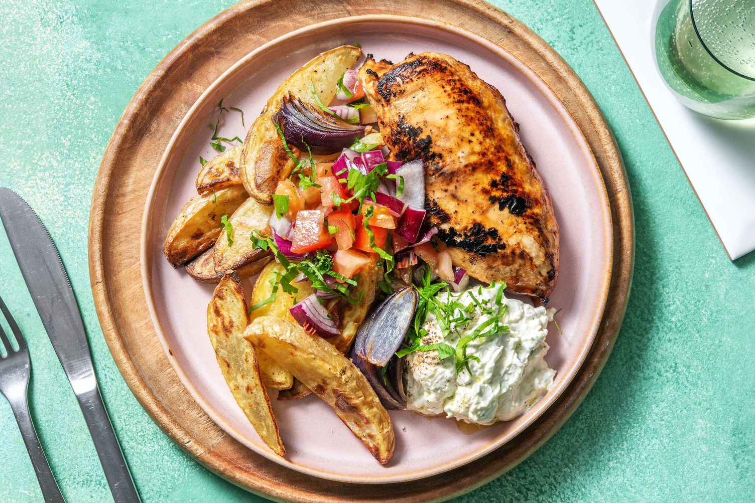 Grekisk-inspirerad kyckling