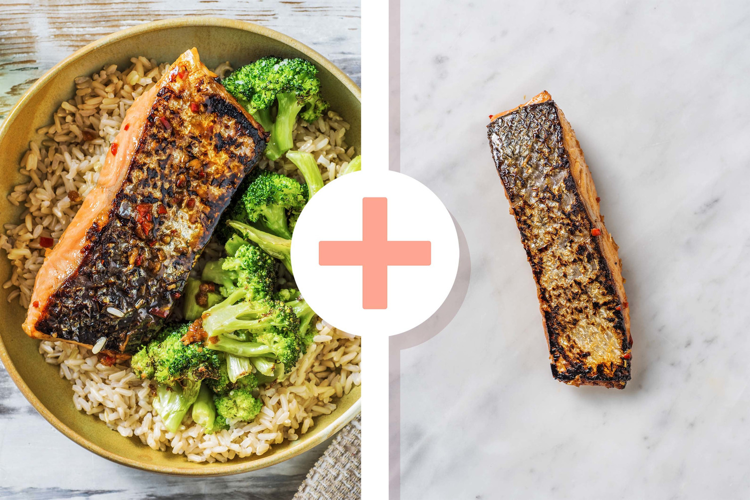 Double protein - Dubbele portie oosters gemarineerde zalmfilet