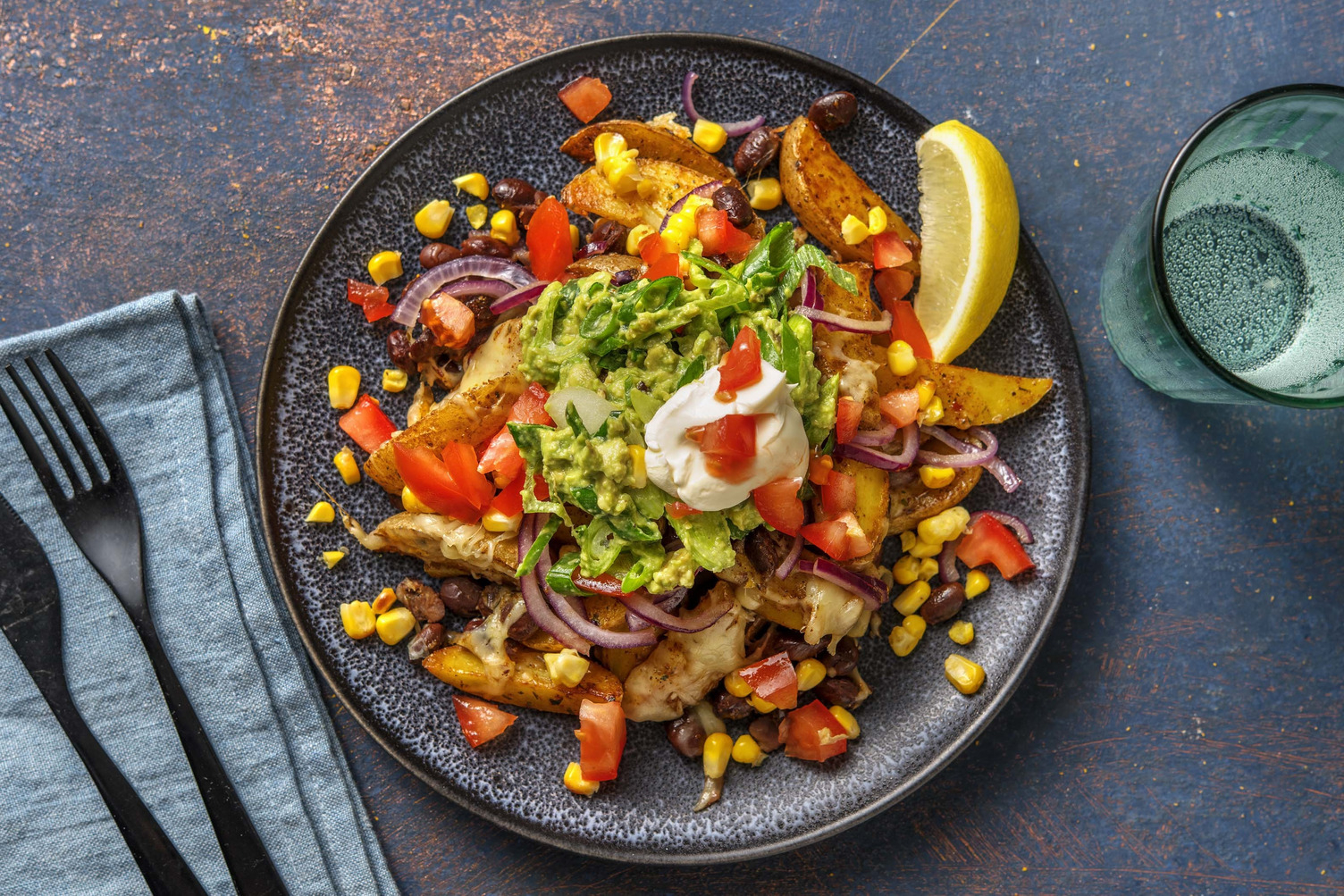 Kryddiga potatisklyftor