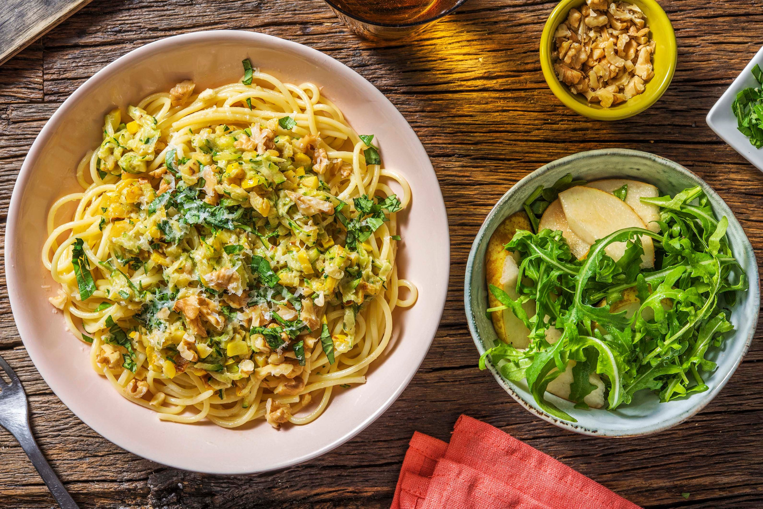 Cremet citronspaghetti