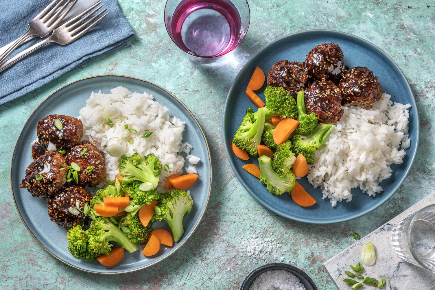 Hoisinglaserade rissoles