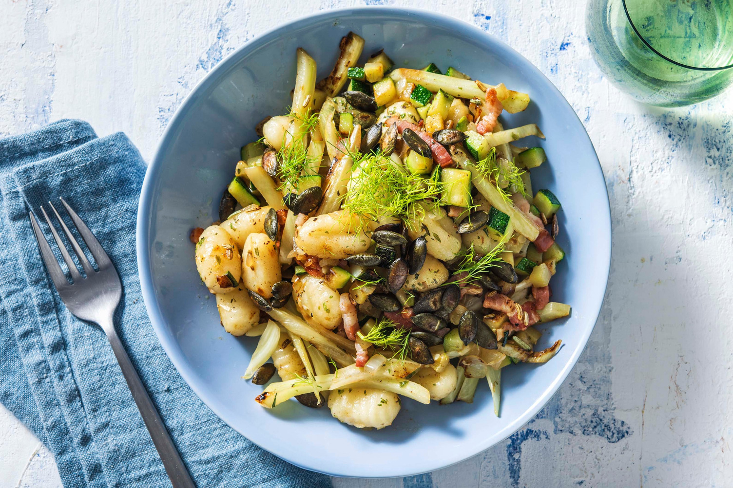 Gnocchi poêlés aux lardons