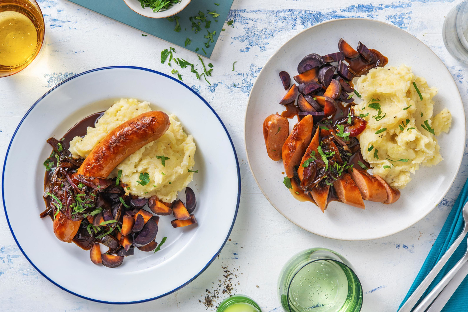 Grillkorv med löksky