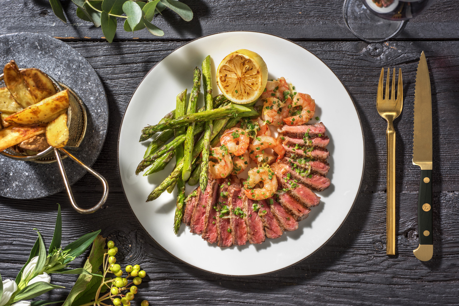 Ollie's Surf and Turf with Wedges