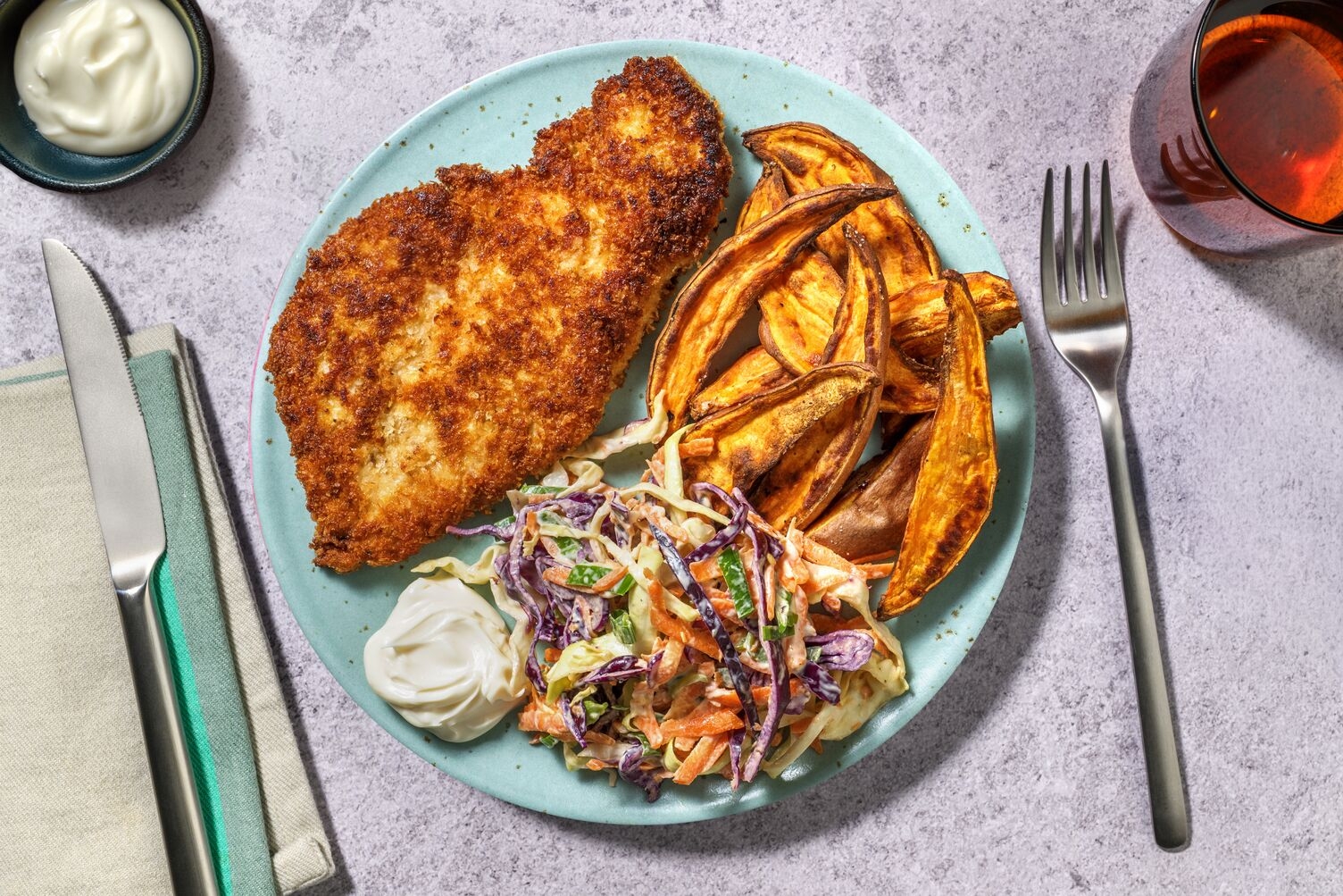 Homestyle Spiced Chicken Schnitzel