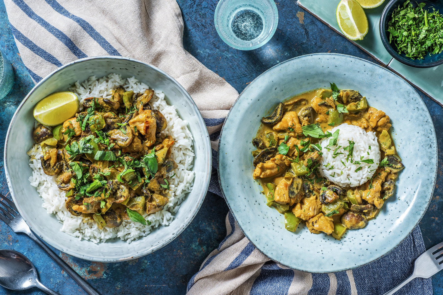Poulet thaï au curry vert & lait de coco