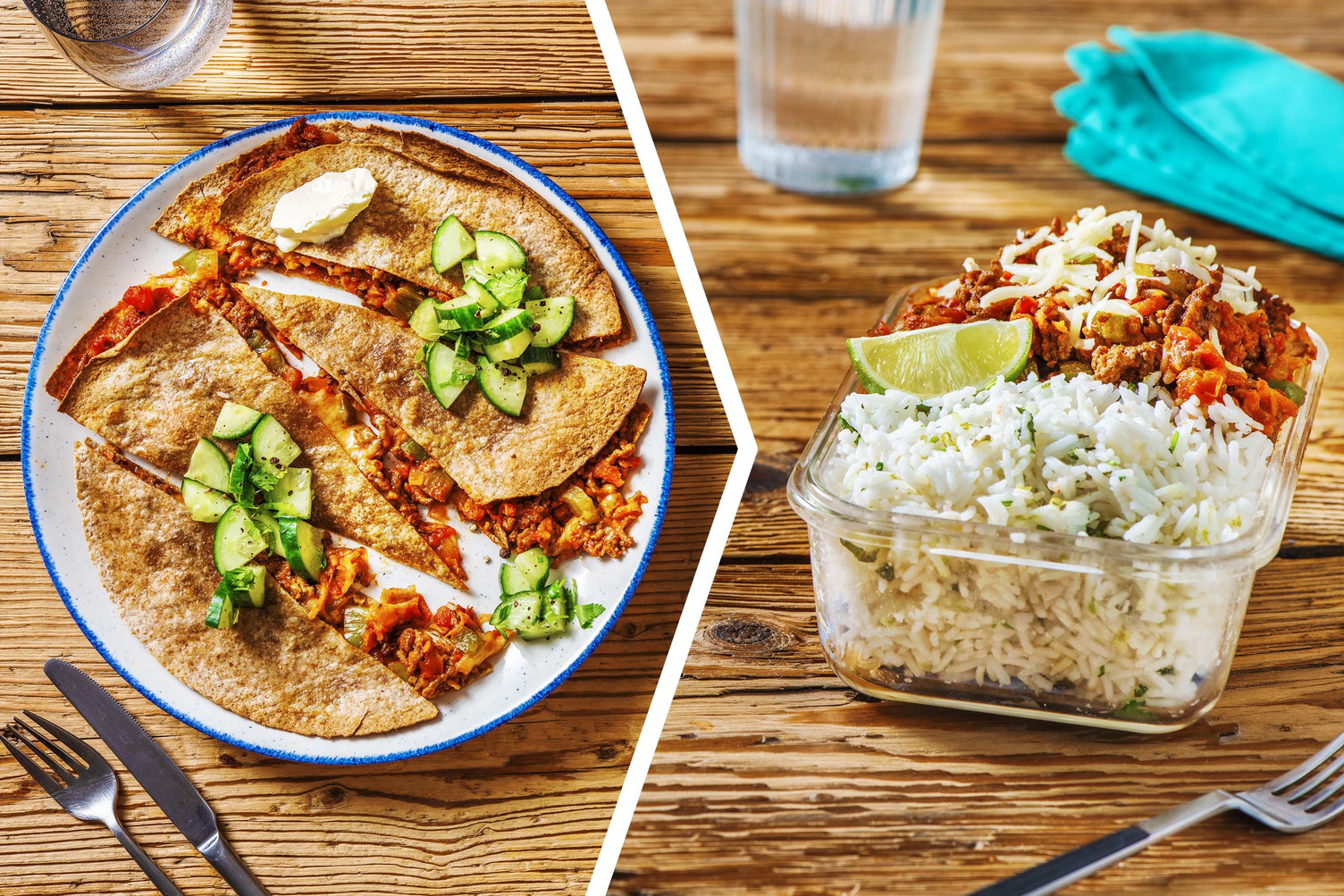 Falafel Salad with Caesar Style Dressing