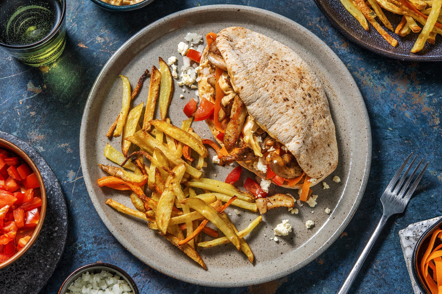 Kebab du chef au poulet mariné & mayo épicée