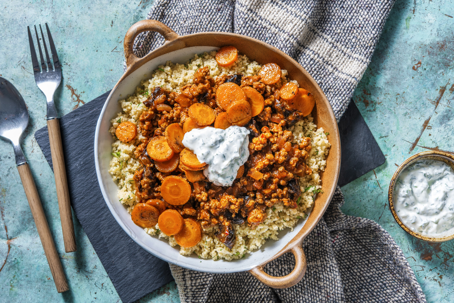 Middle Eastern Style Chicken and Apricot Stew // Middle Eastern Style Chicken and Apricot Stew with King Prawns